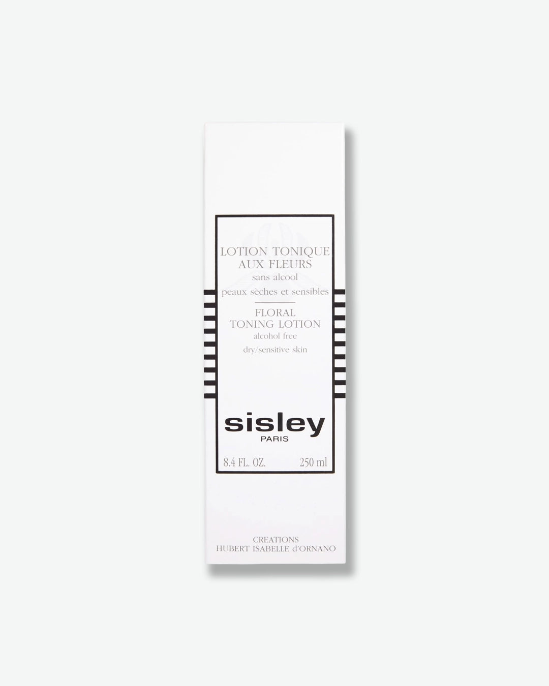 Sisley floral toning lotion packaging on a white background