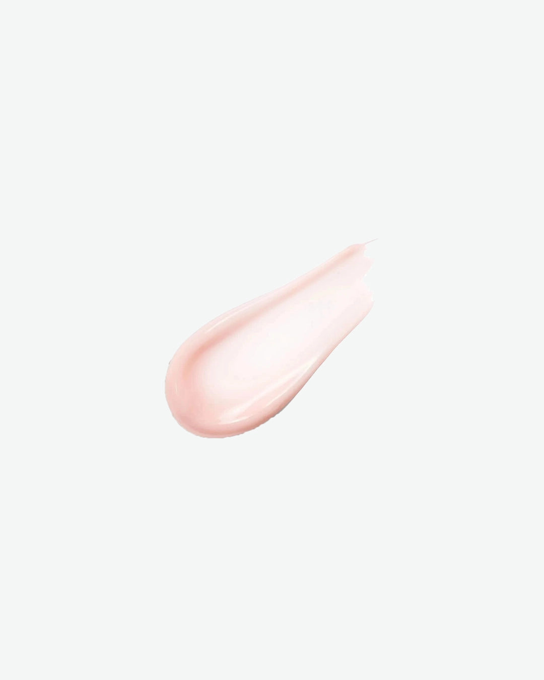 Pink cosmetic droplet on a light pink background