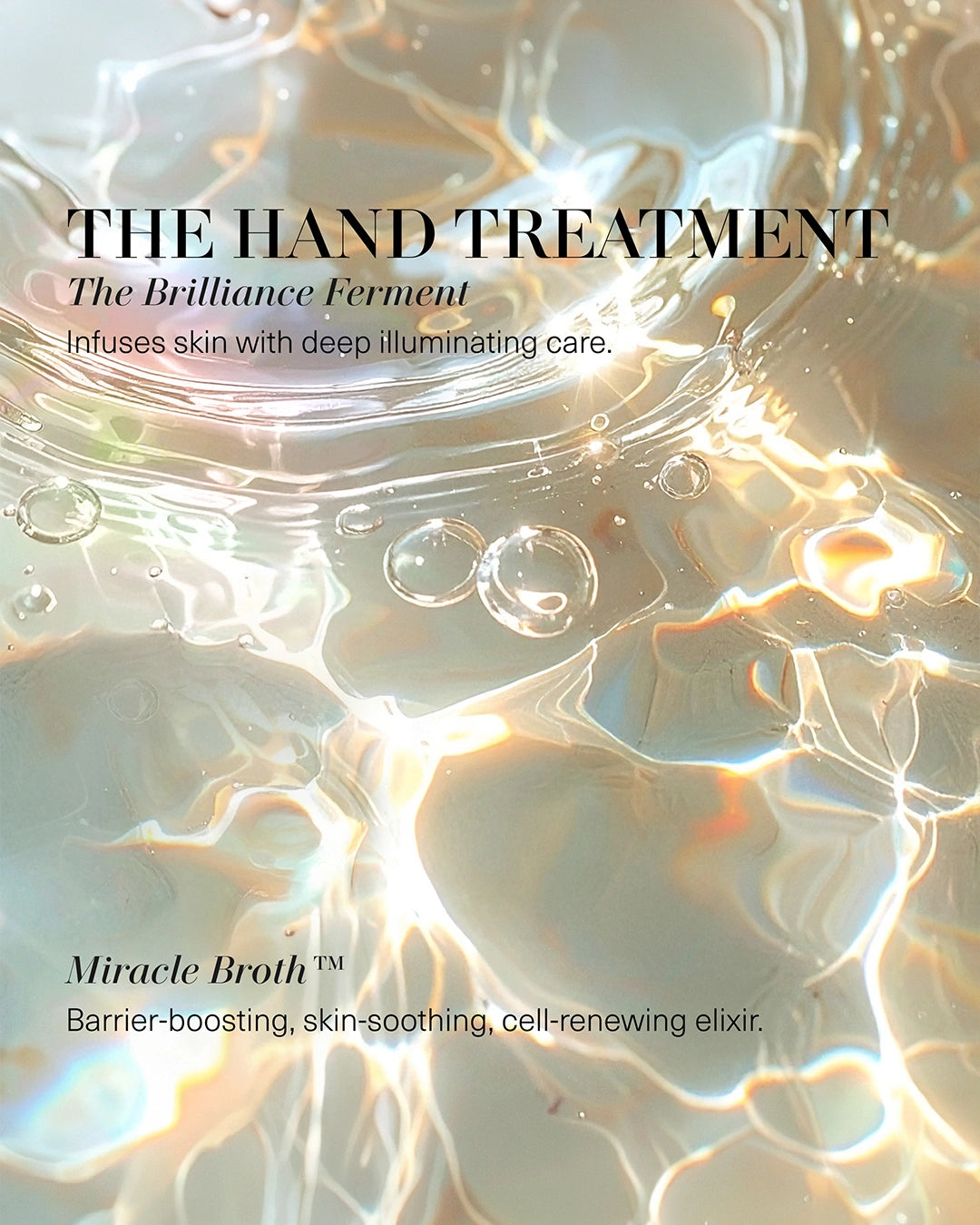 Hand treatment product with a focus on skin care and moisturizing.