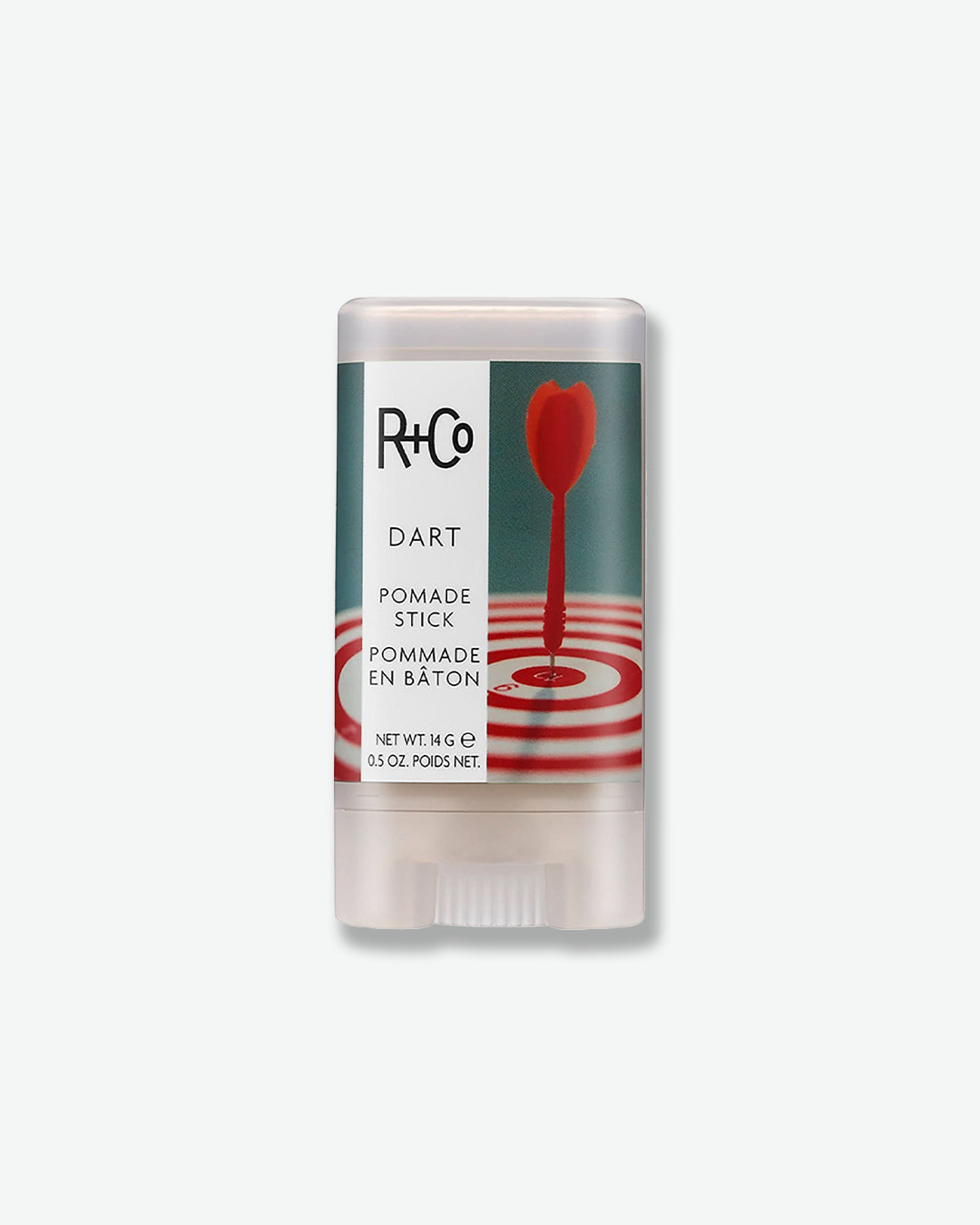 R+Co Dart Pomade Stick packaging on a white background