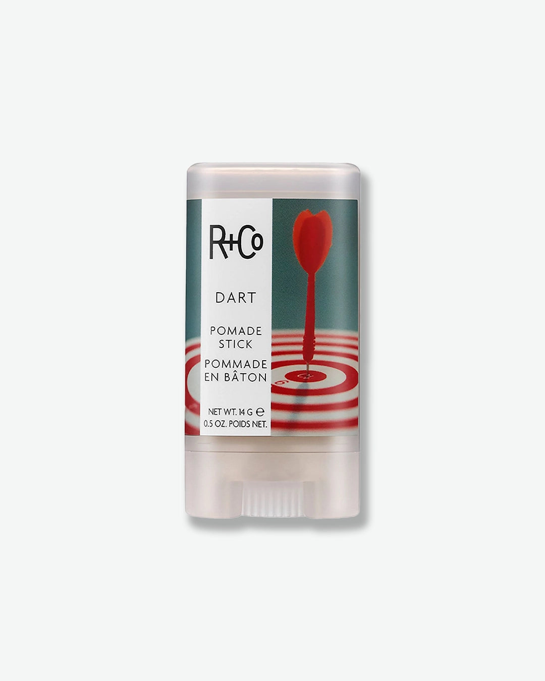 R+Co Dart Pomade Stick packaging on a white background