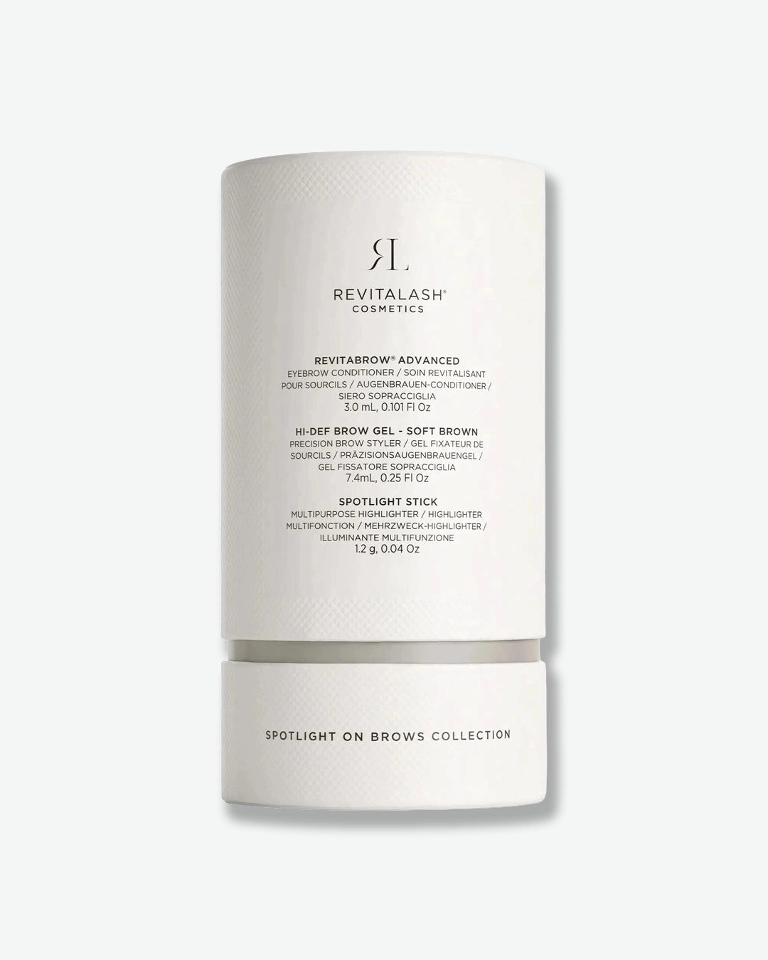 Revitalash cosmetic product packaging on a white background