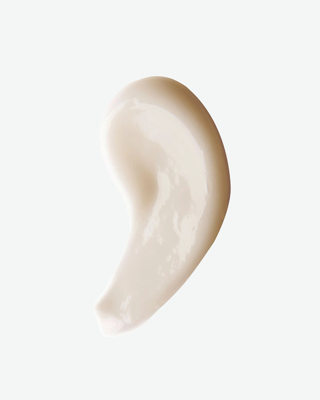 Beige cream swatch on a white background