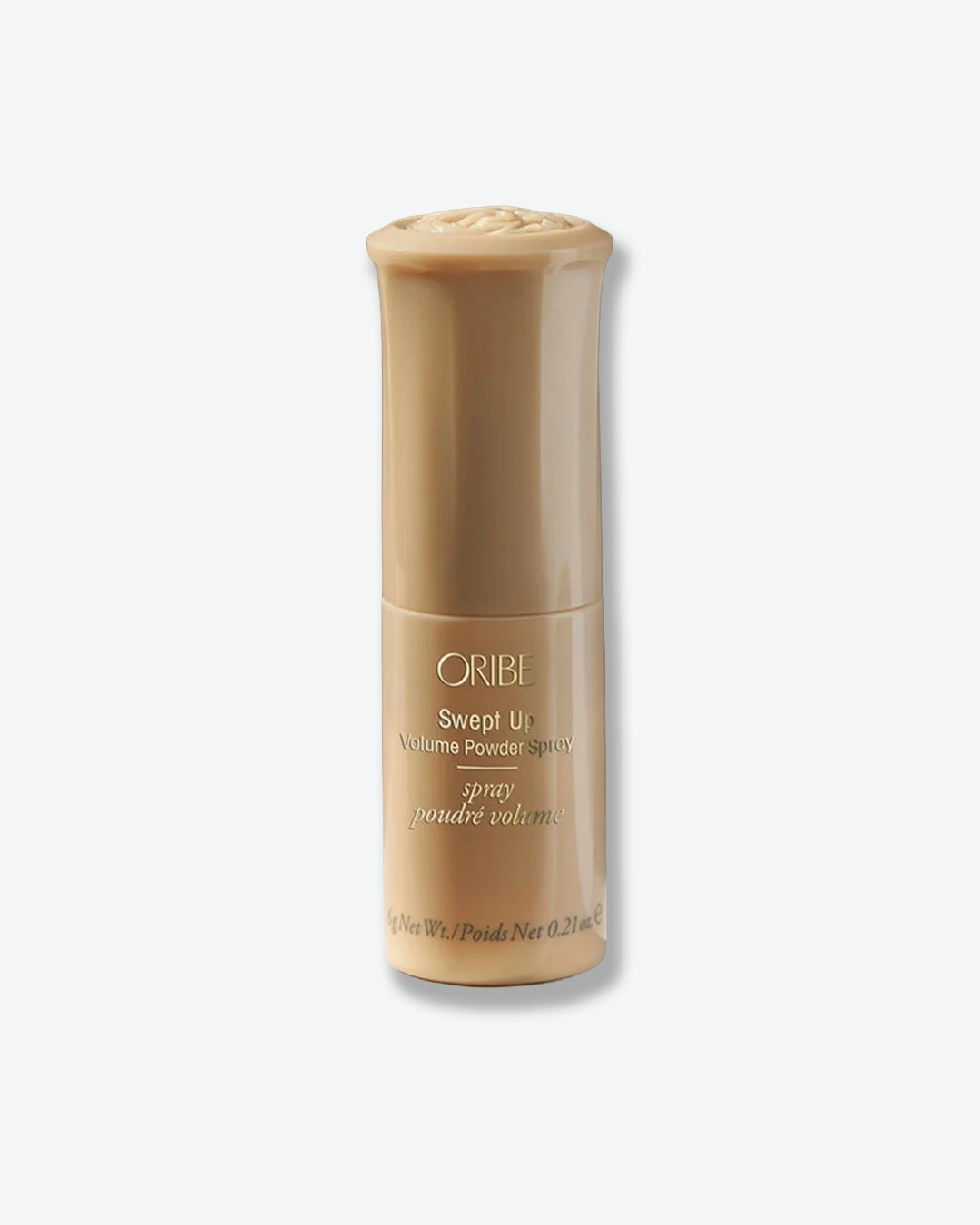 Oribe hair product bottle on a white background