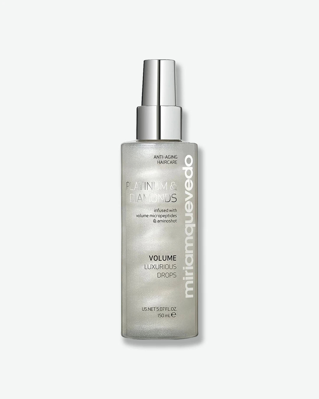 Miriam Quevedo hair care product bottle on a white background