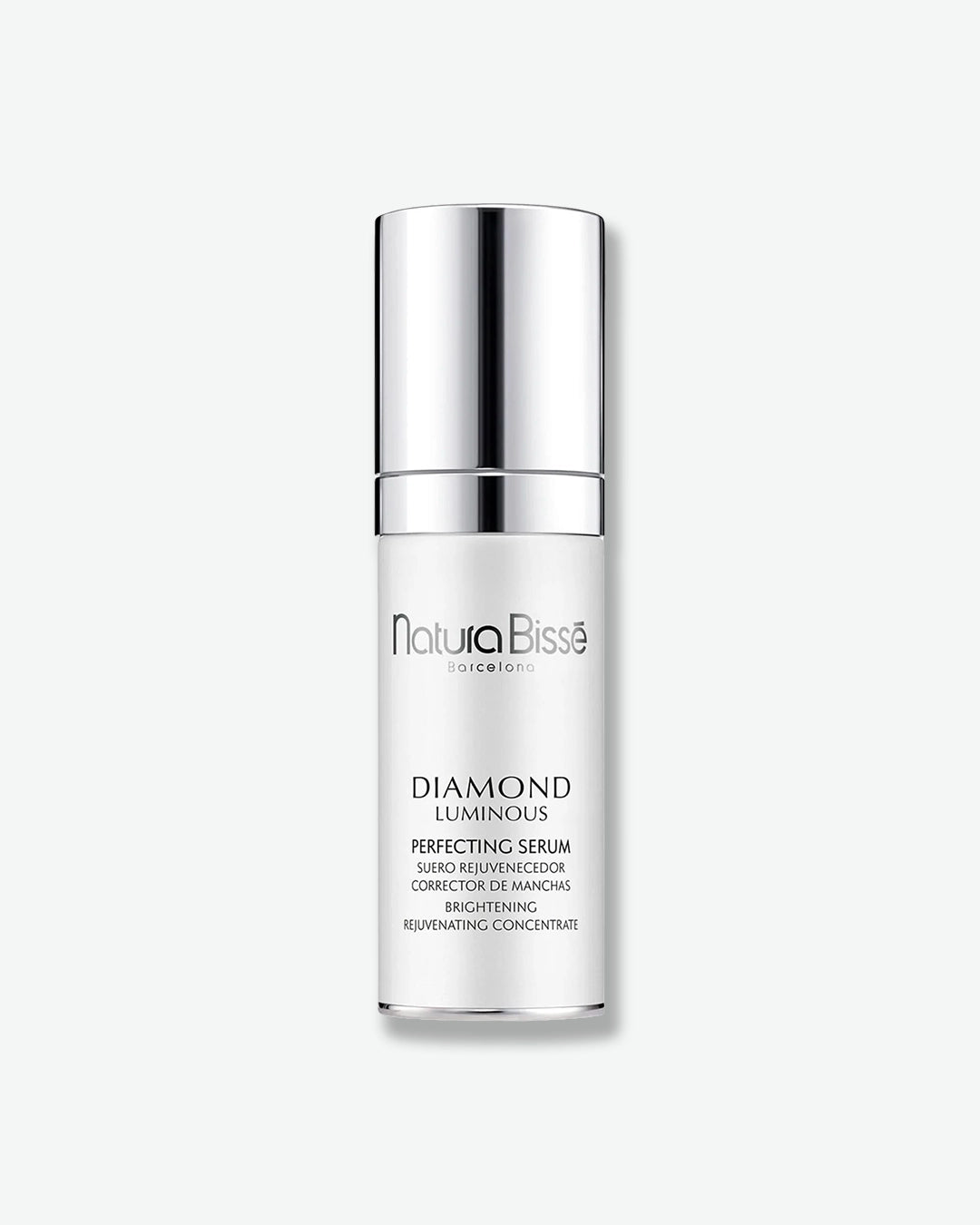 Natura Bissé Diamond Luminescent Perfecting Serum bottle on a white background