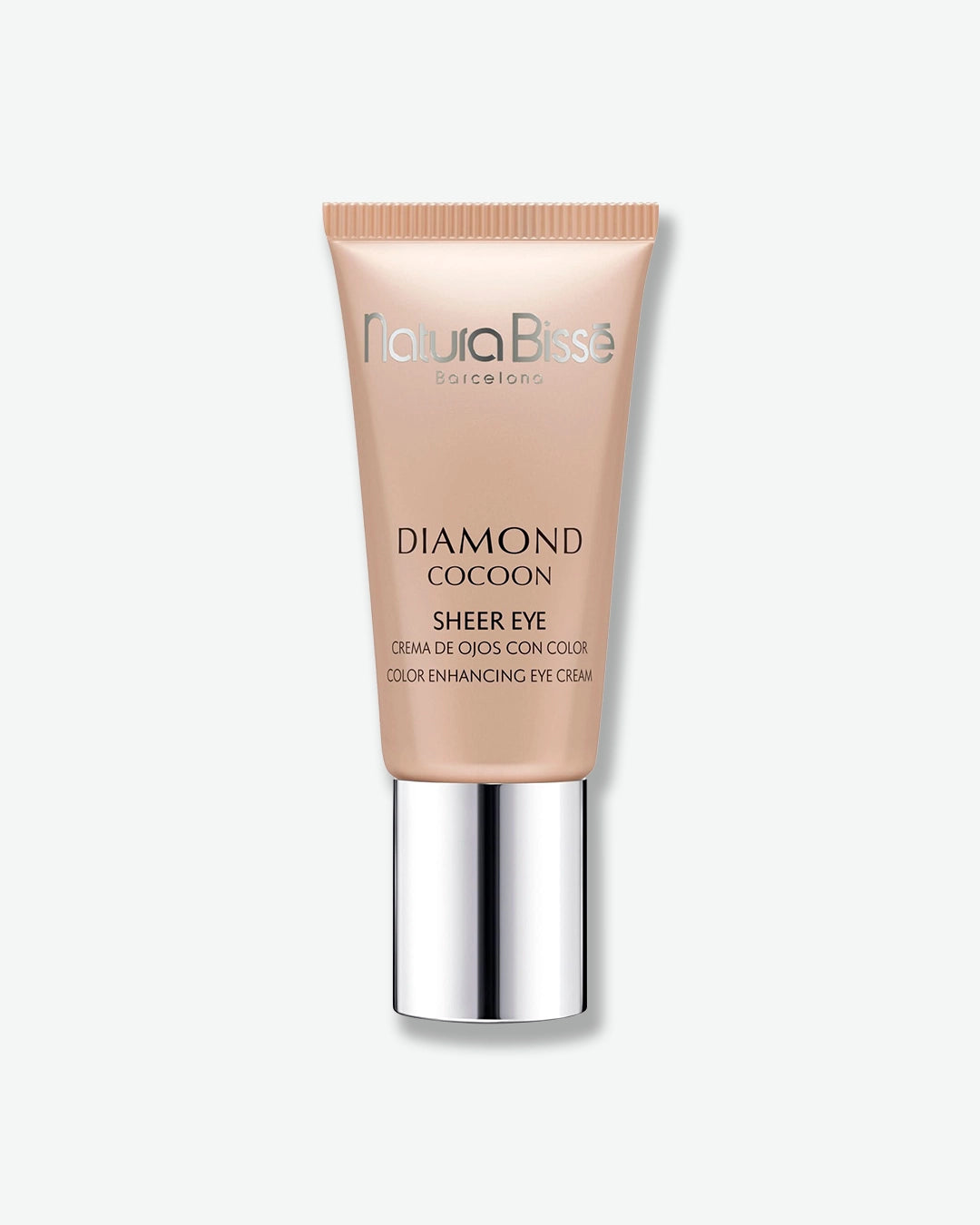 Natura Bissé Diamond Cocoon sheer eye cream tube on a white background