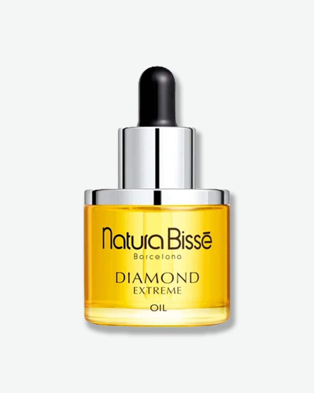 Natura Bissé Diamond Extreme oil bottle on a white background