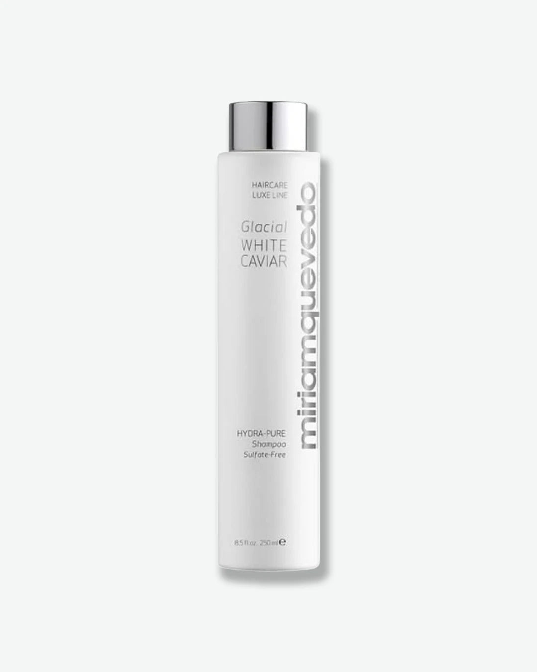 Miriam Quevedo shampoo bottle on a white background