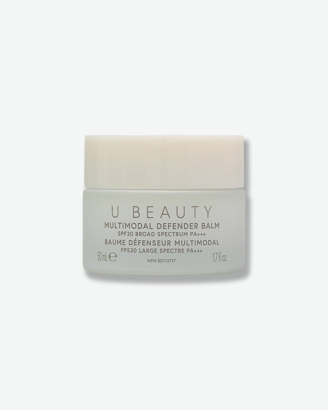 U Beauty Multimodal Defender Balm packaging on a white background