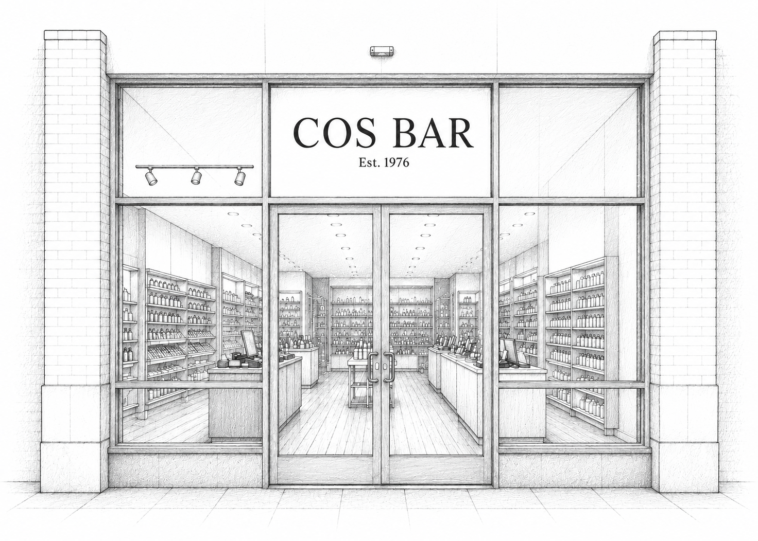 Sketch of Cos Bar Lexingston Store