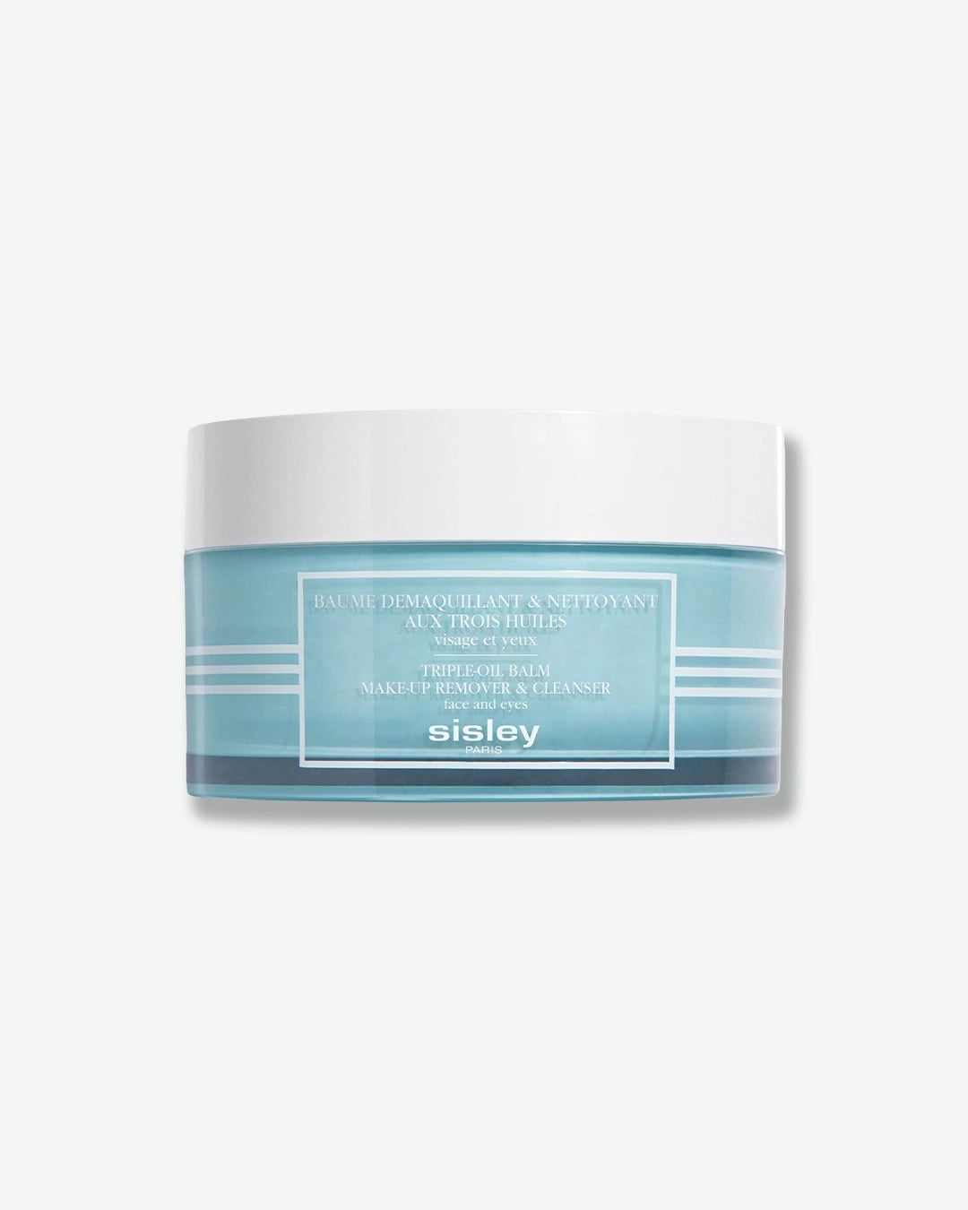 Sisley makeup remover & cleanser jar on a white background