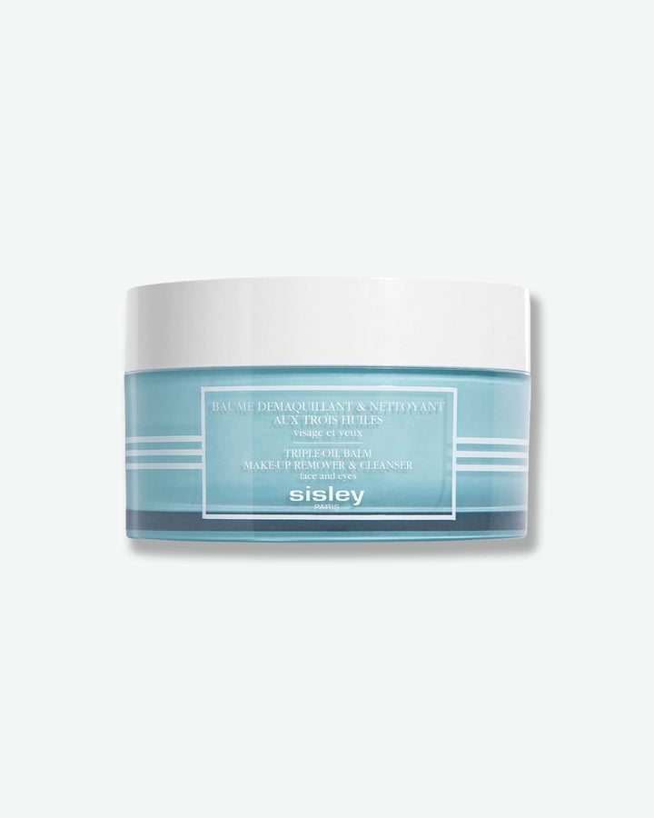 Sisley makeup remover & cleanser jar on a white background