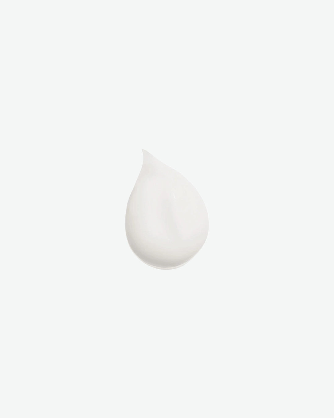 White droplet of skincare on a white background