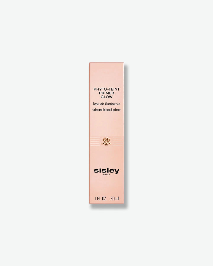 The light pastel pink cardboard packaging box for Sisley Paris Phyto-Teint Primer Glow.
