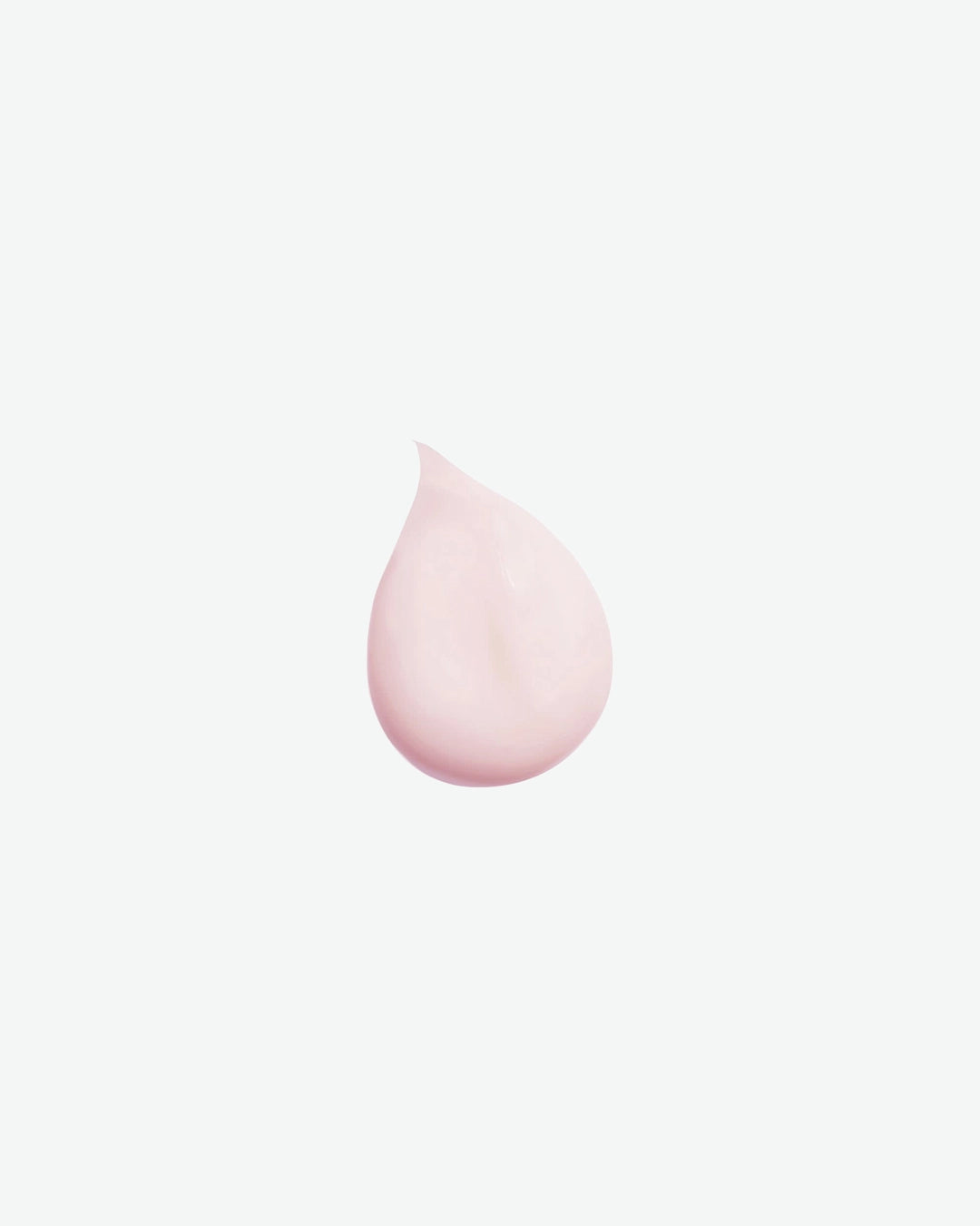 Pink droplet on a light pink background