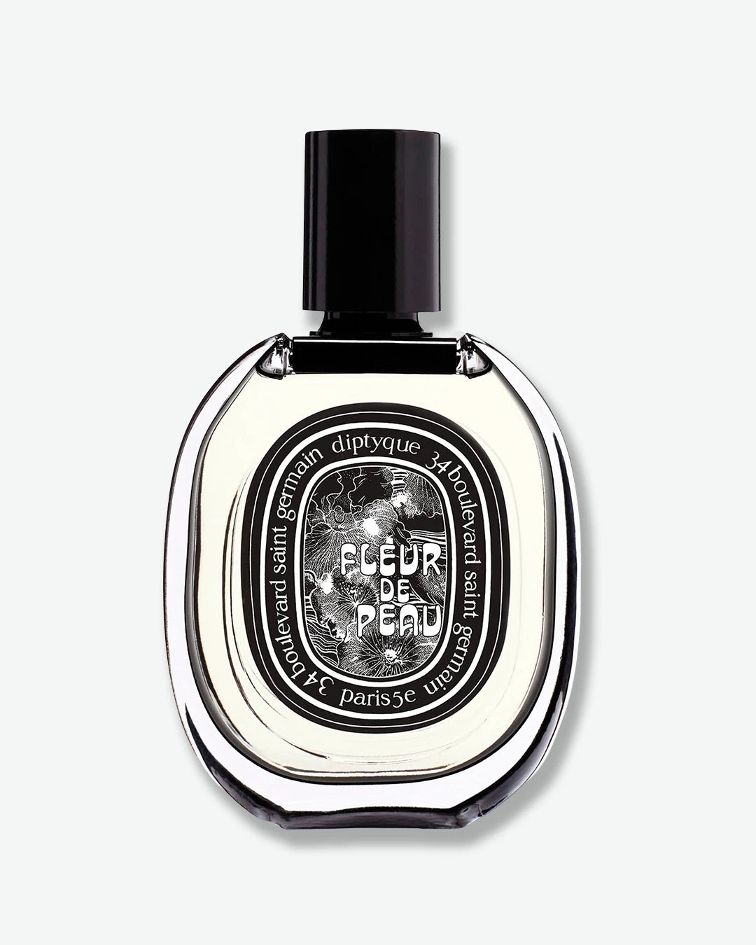 Diptyque perfume bottle on a white background