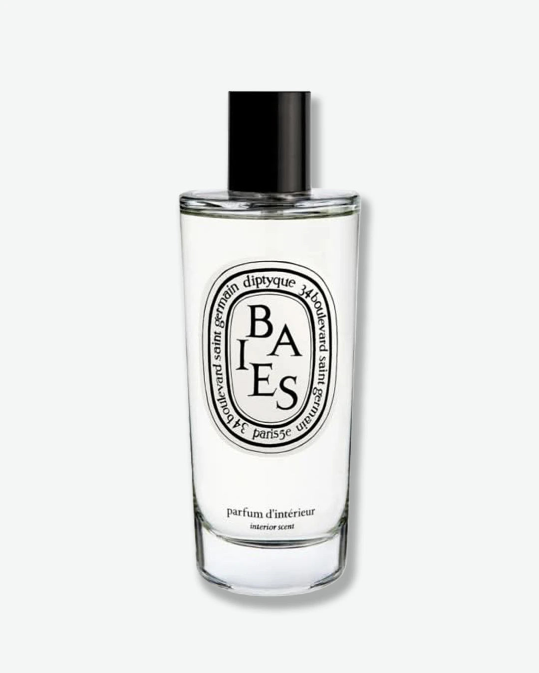 Diptyque Baies perfume bottle on a white background