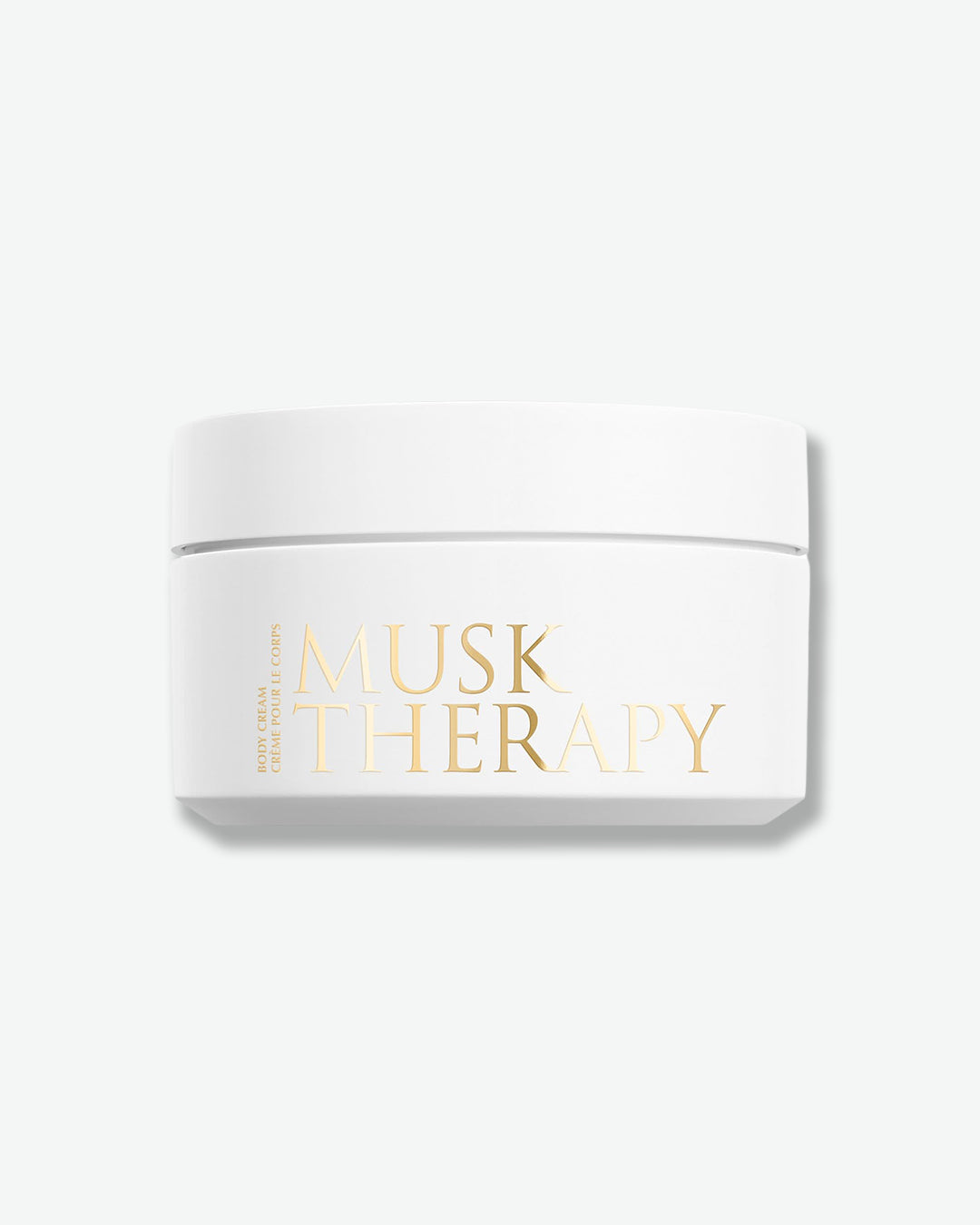White container labeled 'Musk Therapy' on a white background