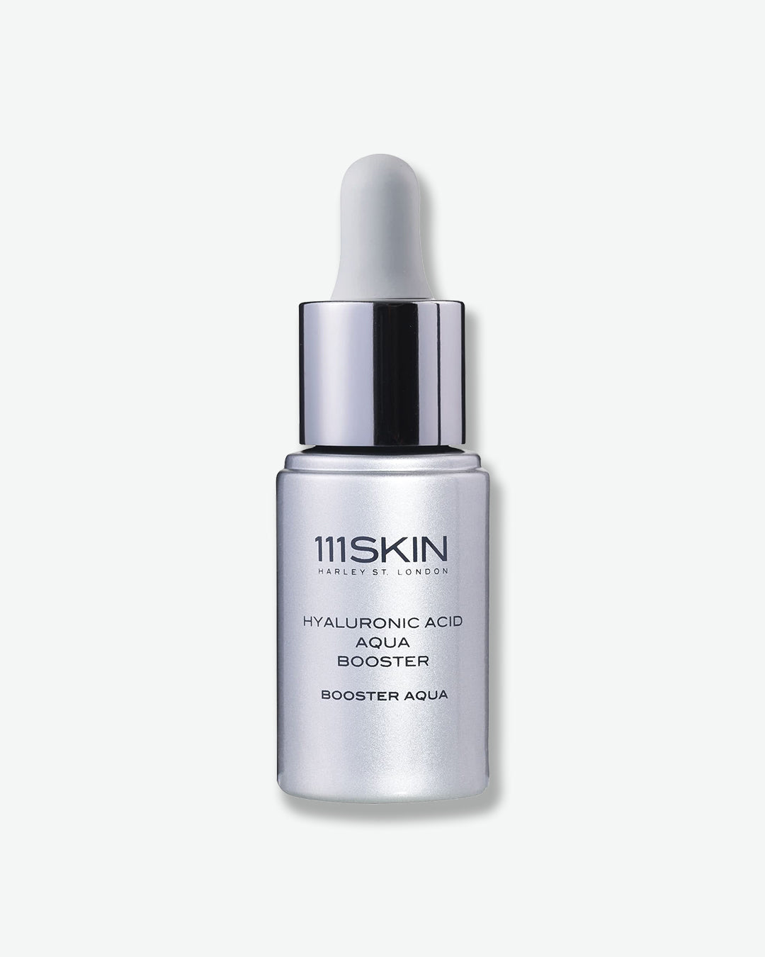 111SKIN serum bottle with dropper on a white background