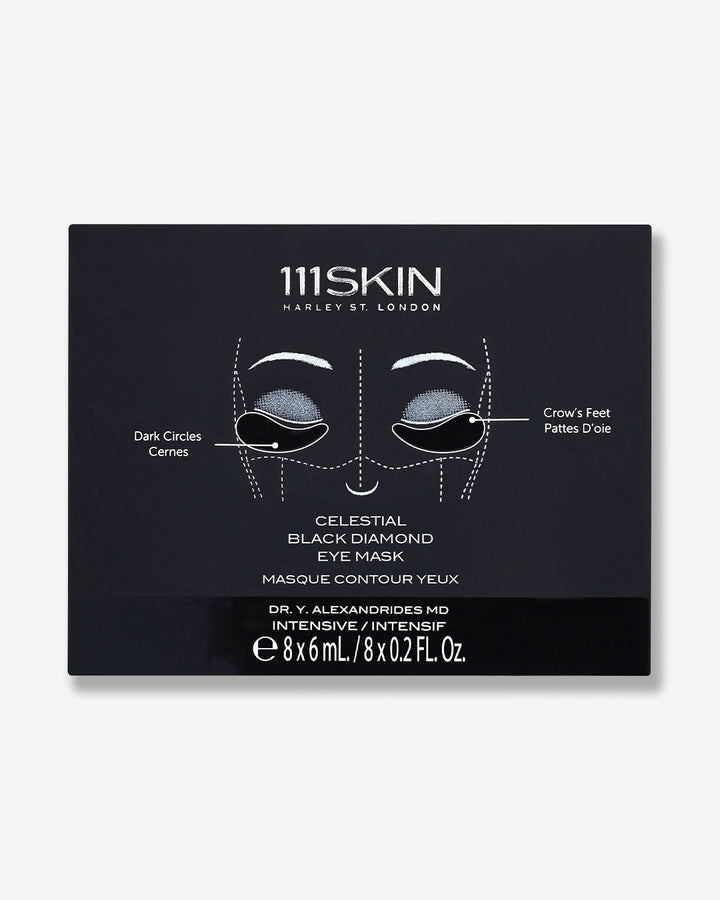 Celestial Black Diamond Eye Mask