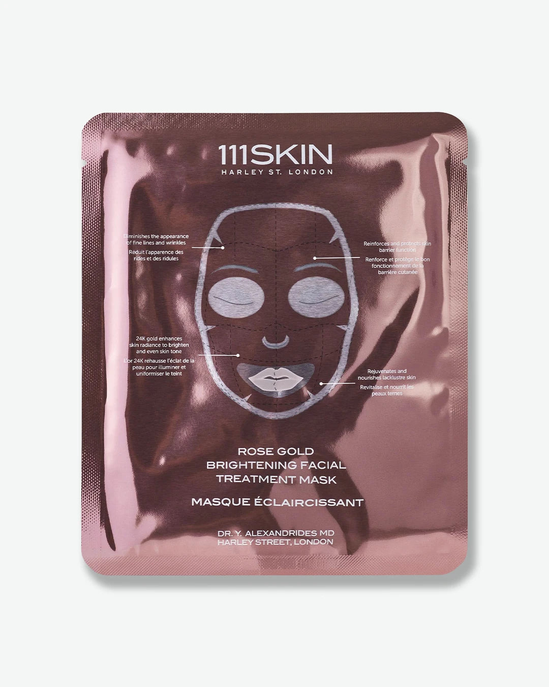 Rose Gold Brightening Facial Treatment Mask