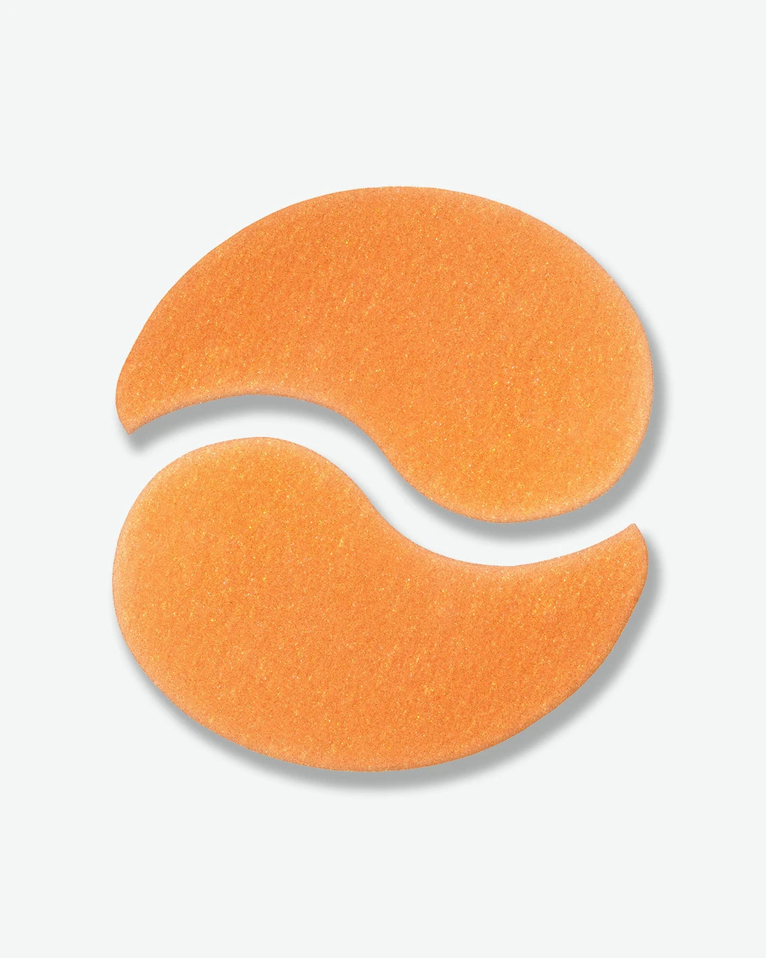 Orange eye masks on a light gray background
