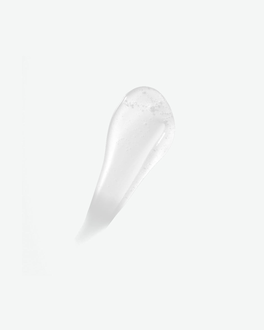 Clear stone tool on a white background