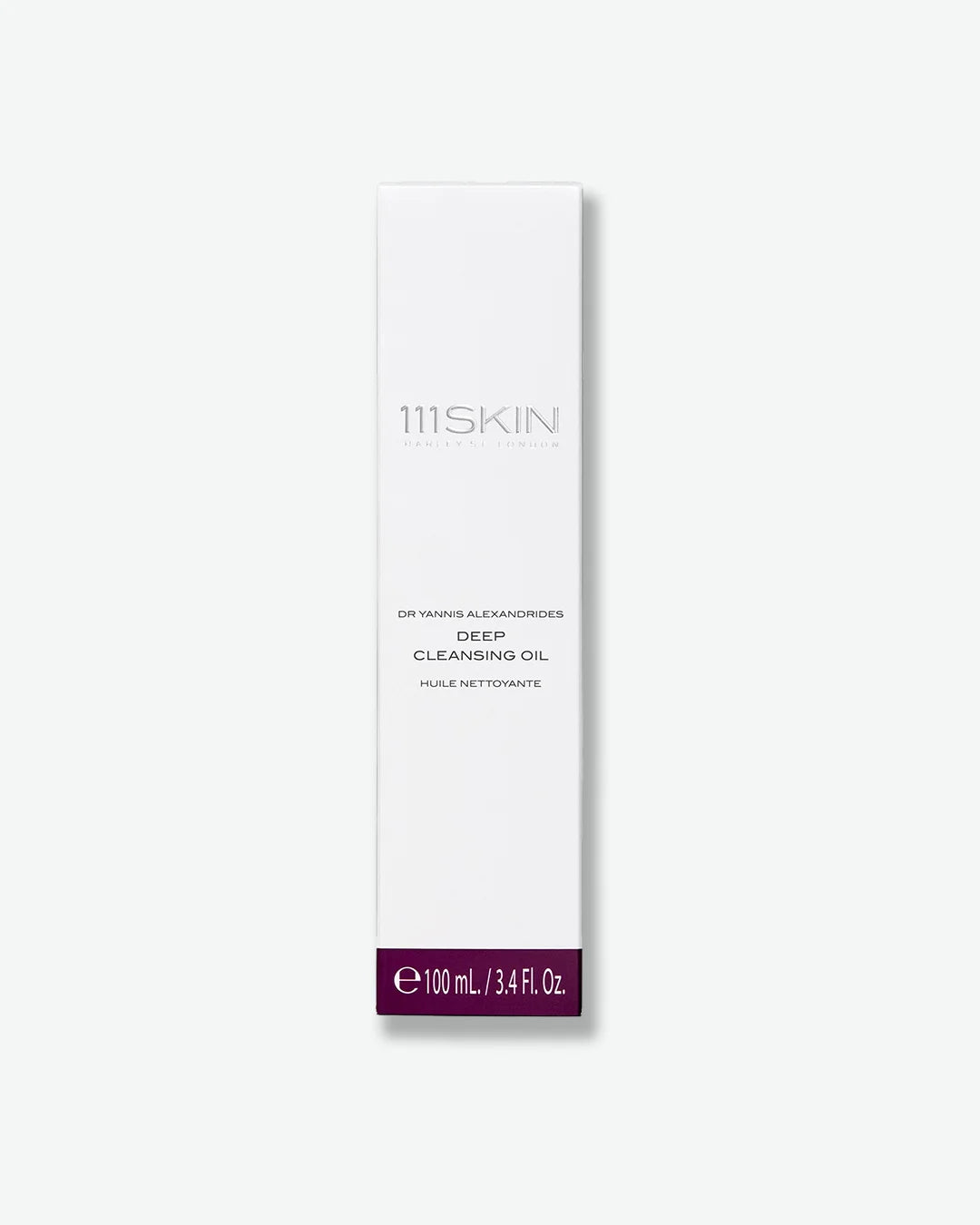 White 111SKIN Deep Cleansing Oil packaging on a white background