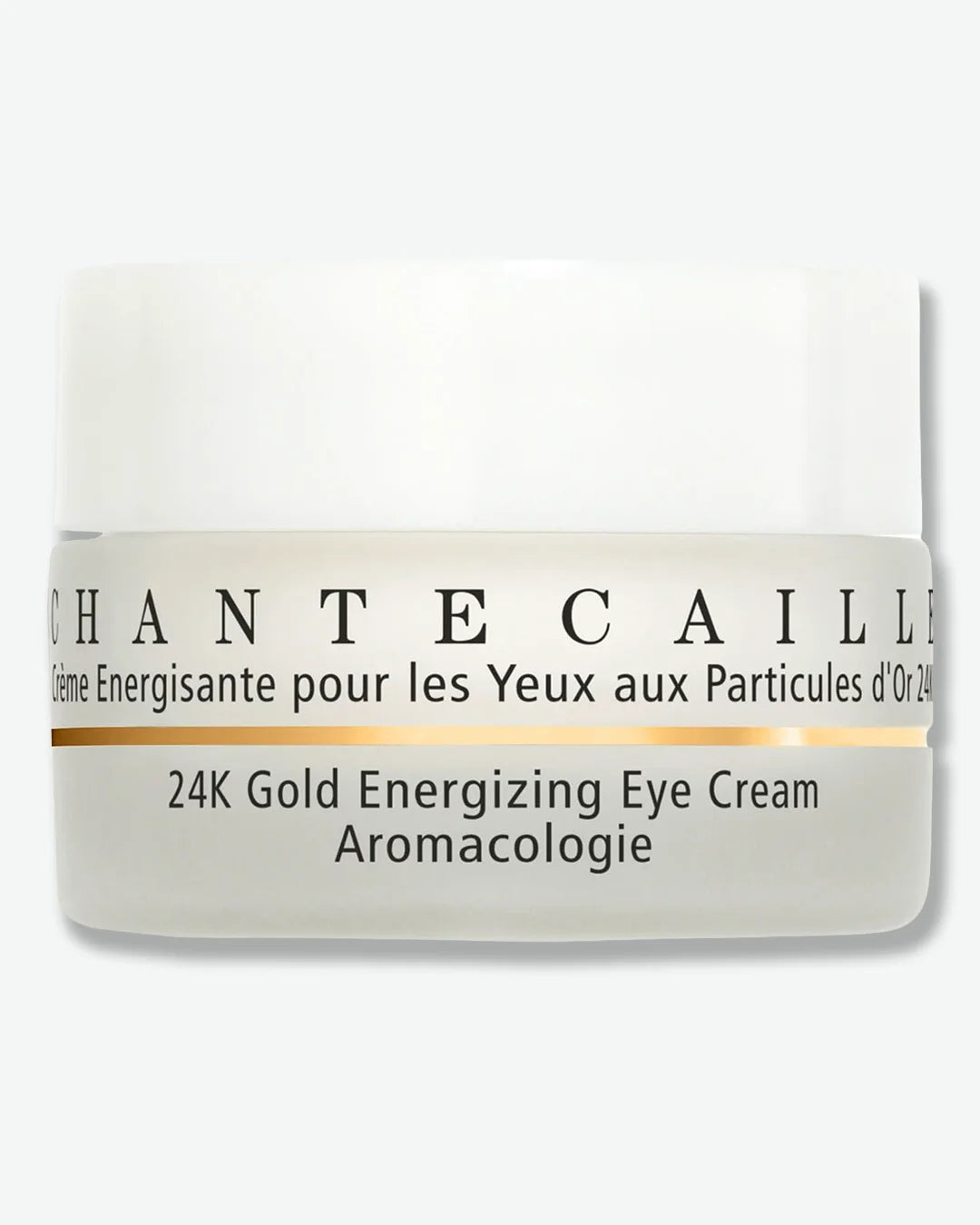 Chantecaille 24K Gold Energizing Eye Cream jar on a white background