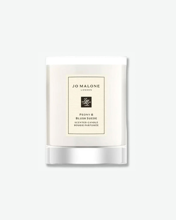 Peony and Blush Suede Candle