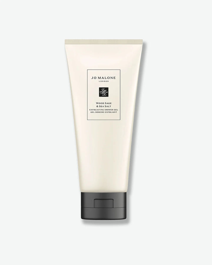 Jo Malone body scrub tube on a white background