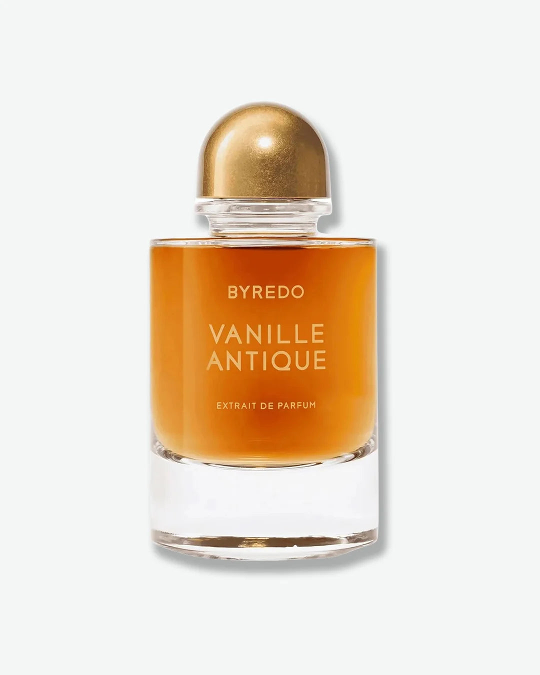 Byredo Vanille Antique perfume bottle on a white background