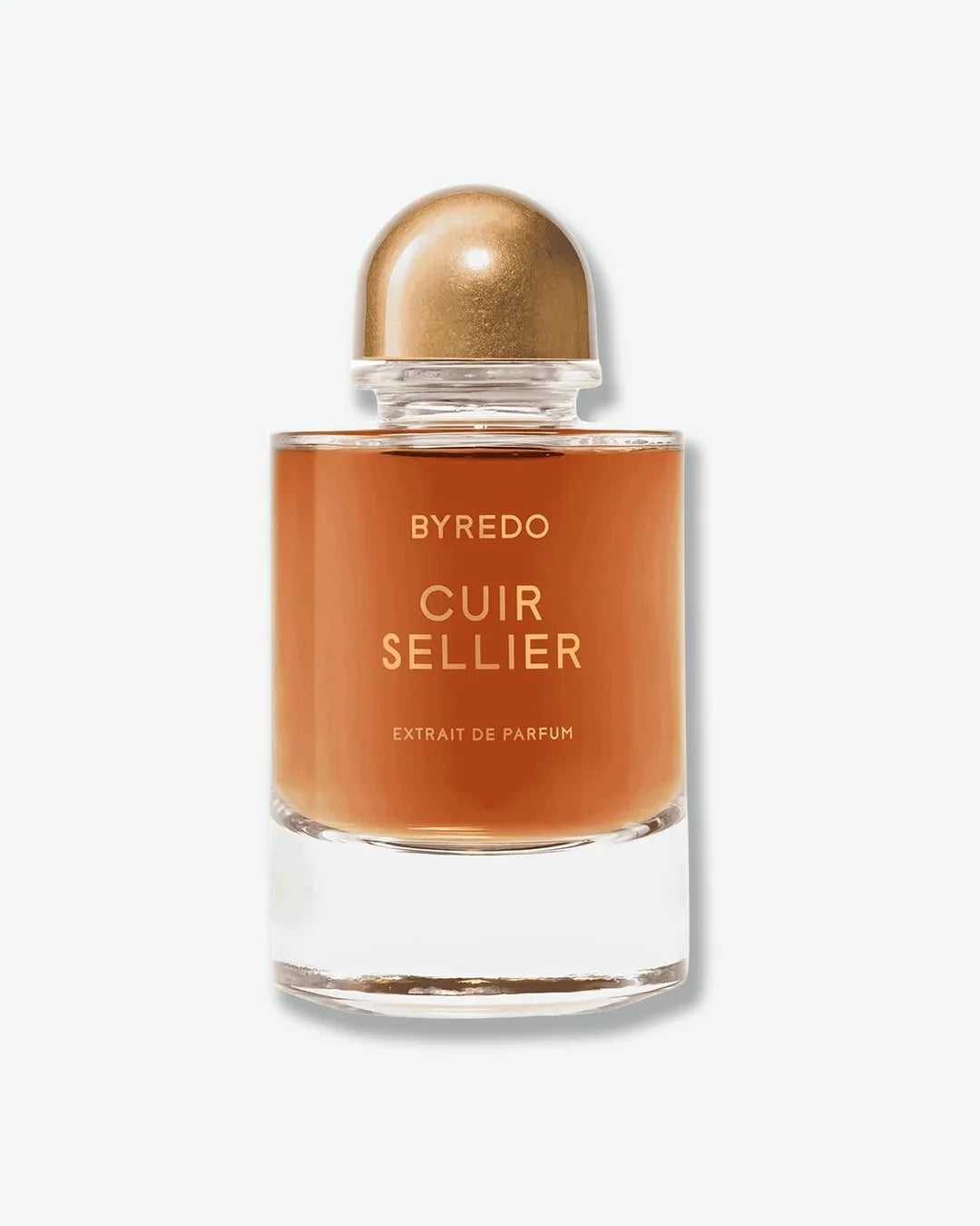 Byredo Cuir Sellier perfume bottle on a white background