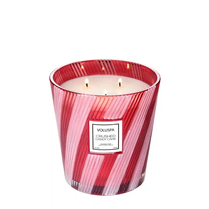 Crushed Candy Cane 3 Wick Candle