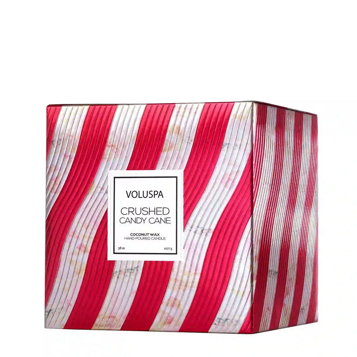Crushed Candy Cane 3 Wick Candle