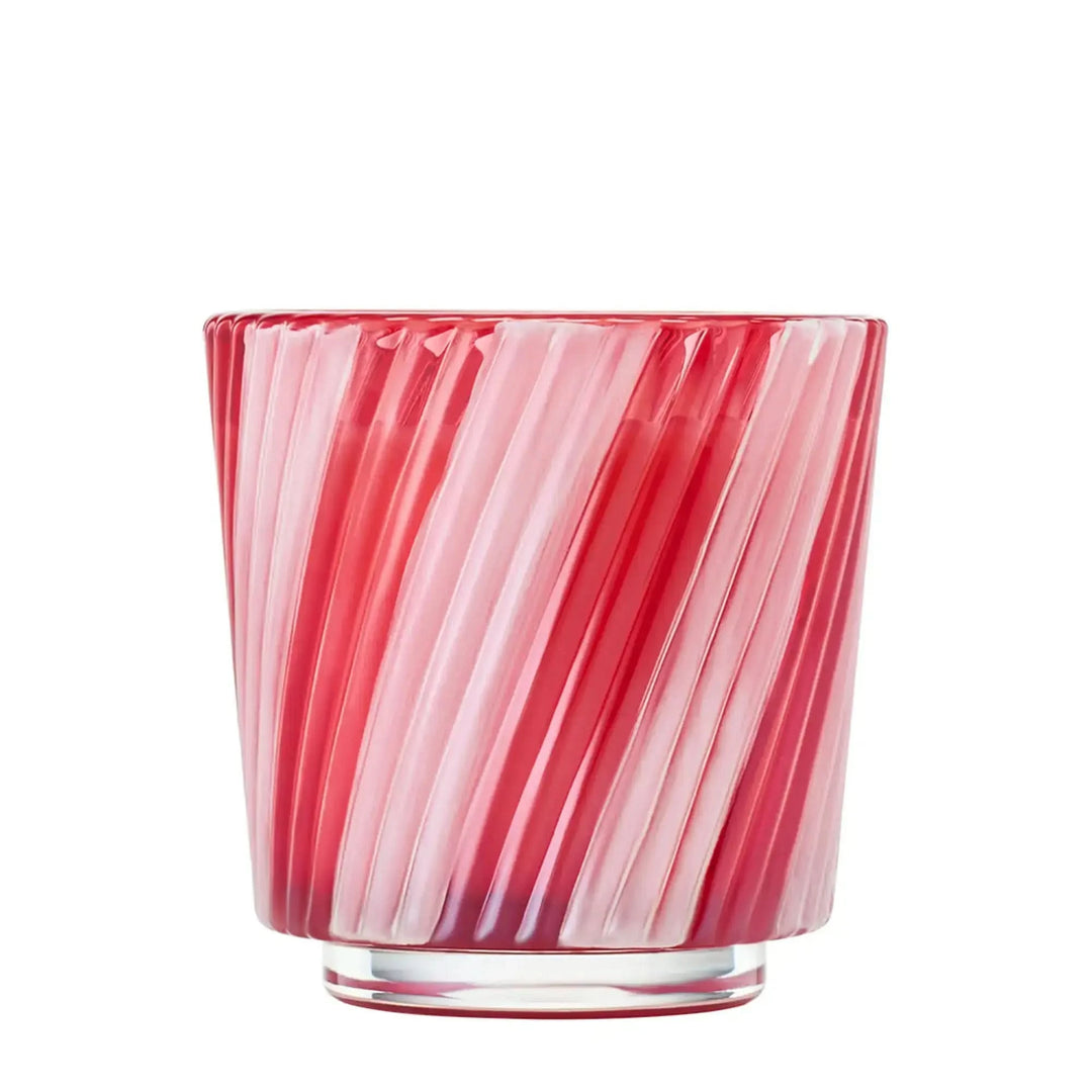Crushed Candy Cane Boxed Pedestal Candle