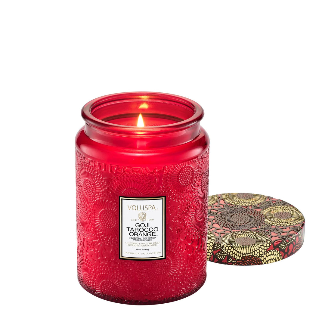 Goji Tarocco Orange Large Jar Candle