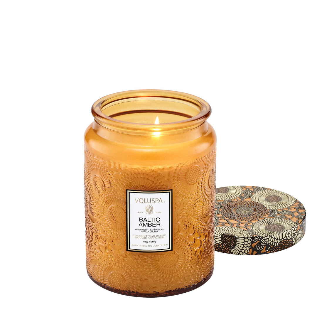 Baltic Amber Large Jar Candle
