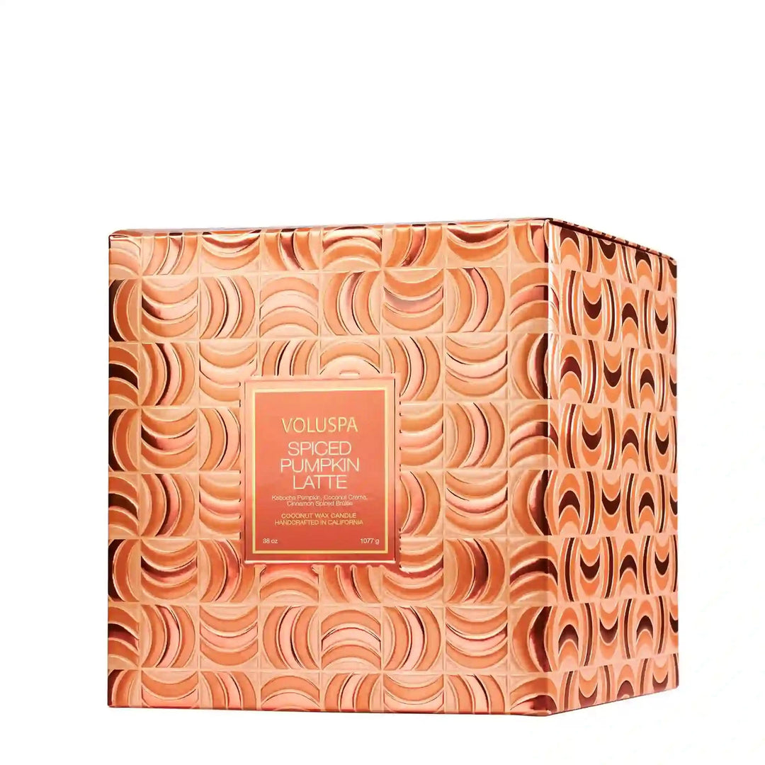 Spiced Pumpkin Latte 3 Wick Candle