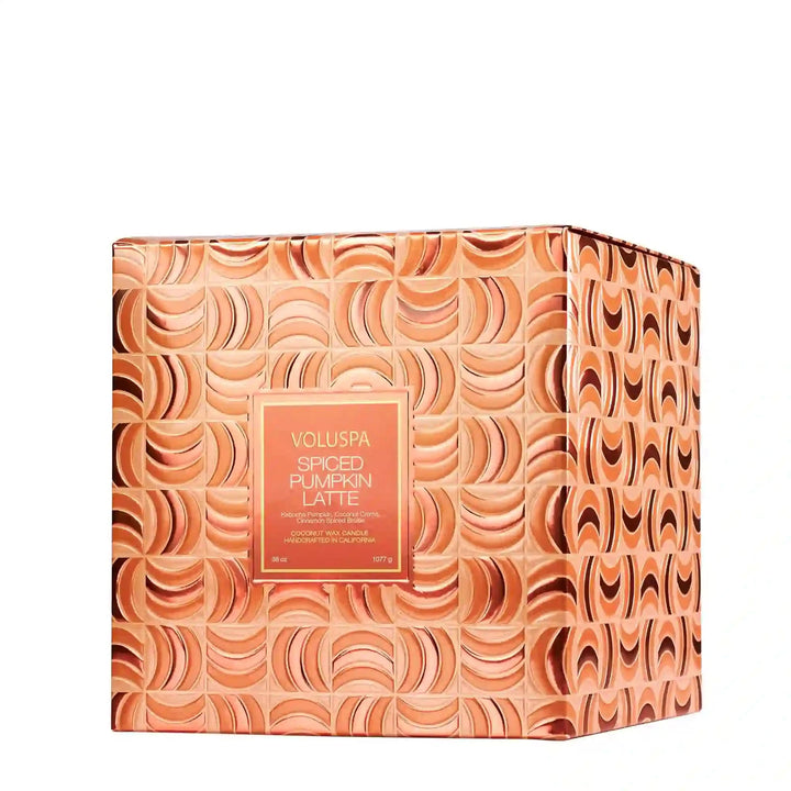 Spiced Pumpkin Latte 3 Wick Candle