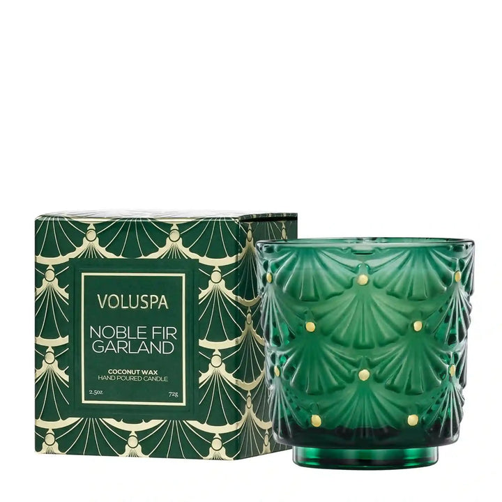 Noble Fir Boxed Pedestal Candle