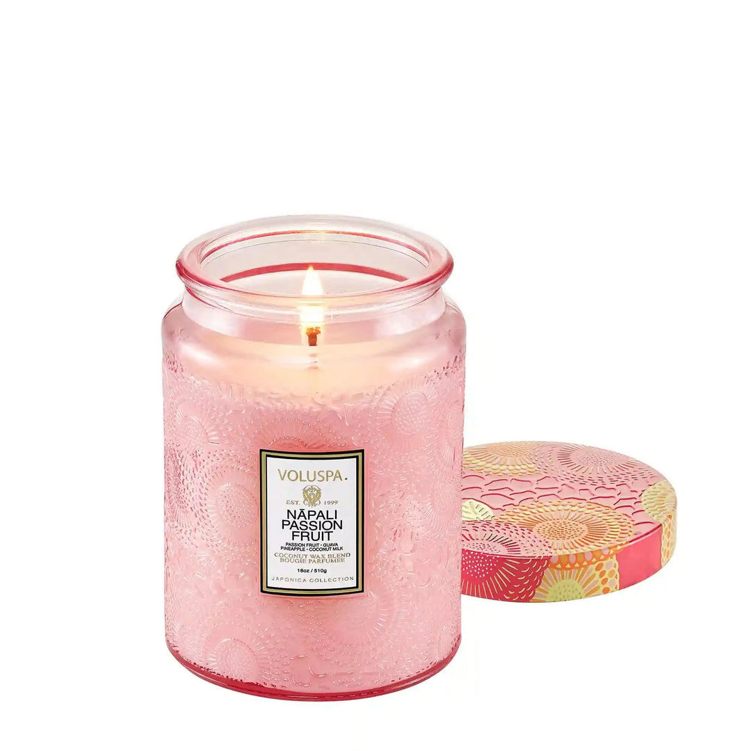 Napali Passion Fruit Large Jar Candle