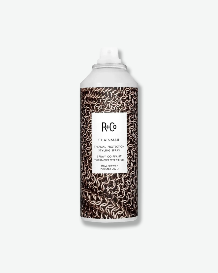 Shield strands with this fine finishing spray, featuring 450°F heat protection. It offers flexible hold and leaves hair feeling soft and gleaming with silky shine.