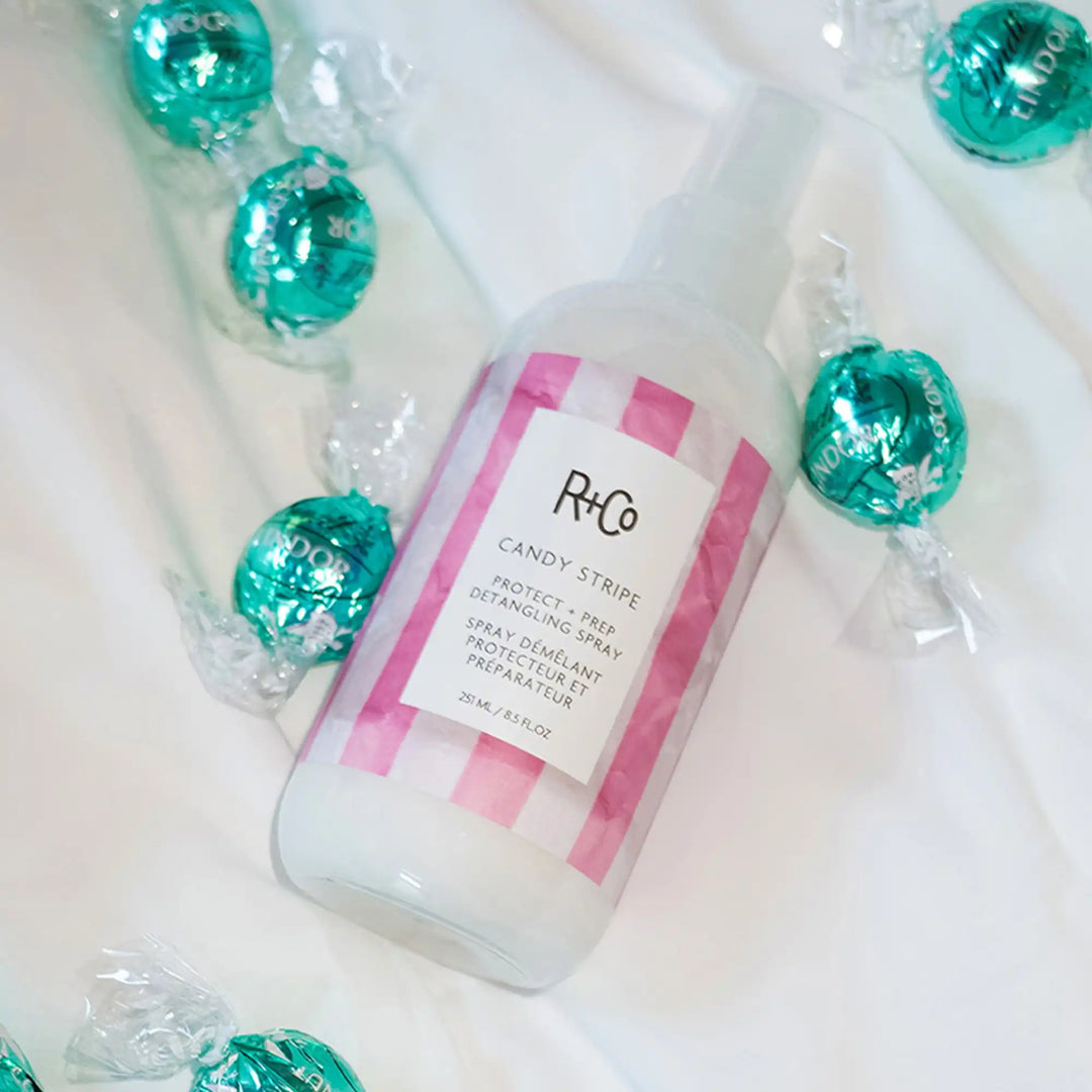 CANDY STRIPE Protect + Prep Detangling Spray