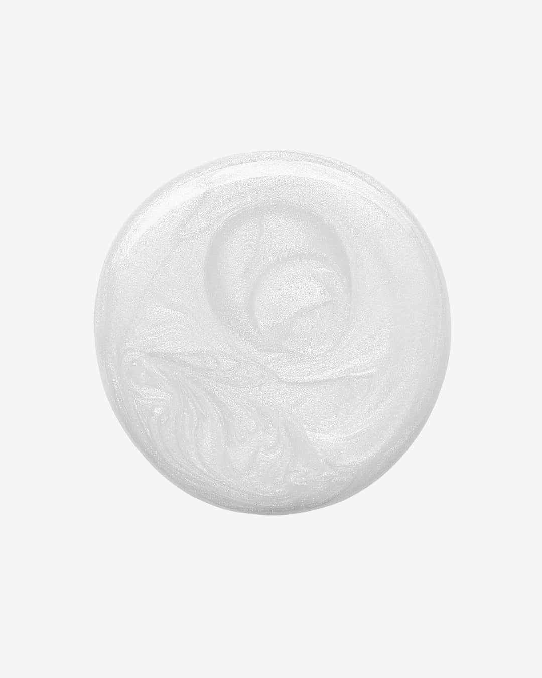 White cream swatch on a light gray background