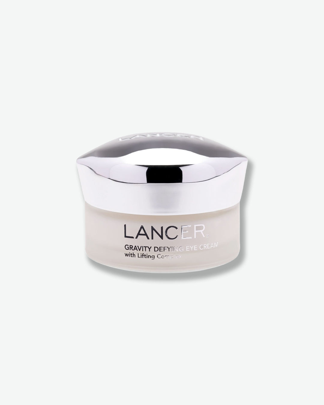 Lancer eye cream jar on a white background