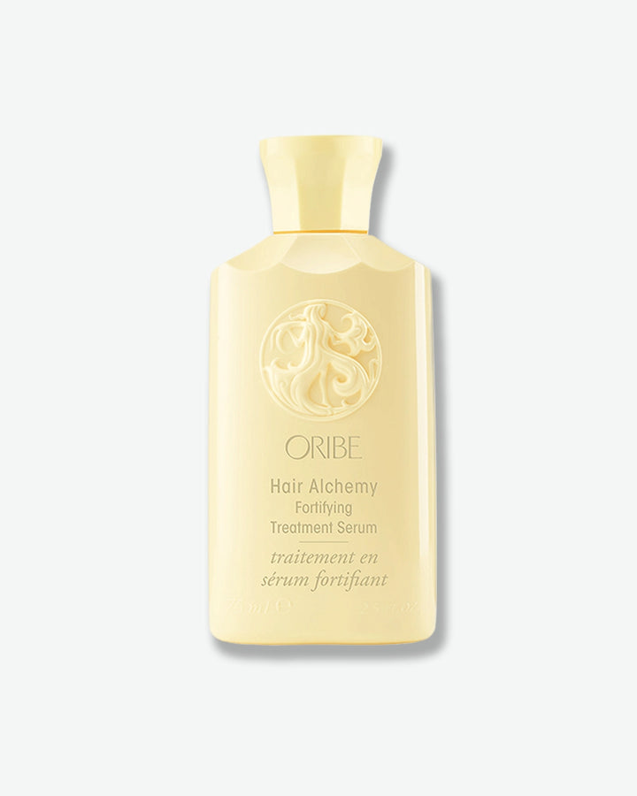 Oribe Hair Alchemy bottle on a white background