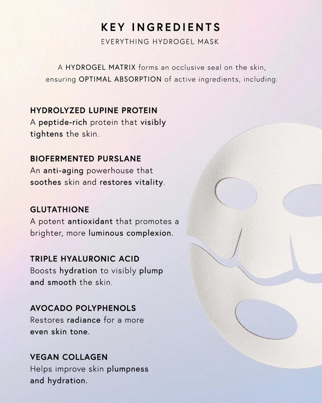 Everything Hydrogel Mask Pack of 8