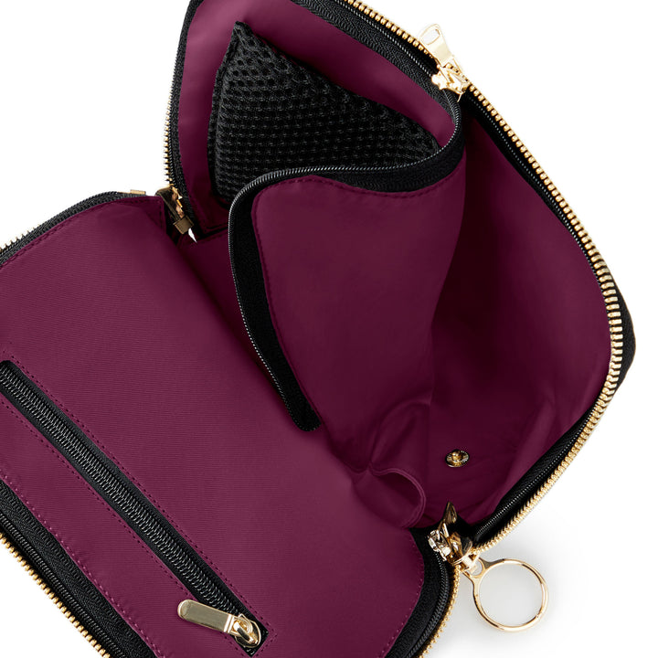 Everyday Leather Bag Metallic Bronze Bordeaux